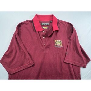 Vintage Reebok Golf Polo Shirt Super Bowl XXXVIII Houston Size Large